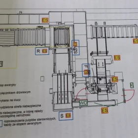 Machine for stacking boards EURO pallets MADREW