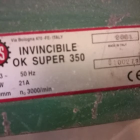 Double saw for wood PVC aluminum OMS INVINCIBLE OK SUPER 350