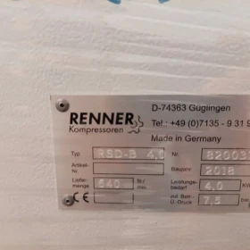 RENNER RSD-B compressor 4 kW