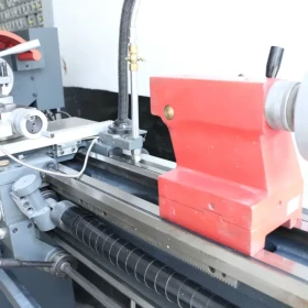 The conventional lathe JANUS TK 360G with digital readout