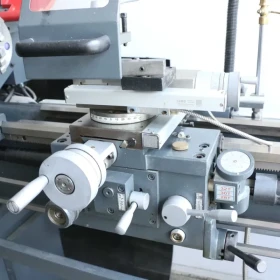 The conventional lathe JANUS TK 360G with digital readout