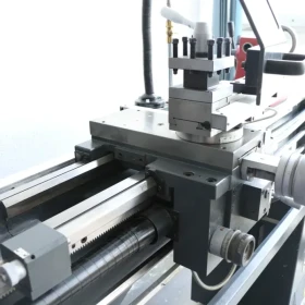 The conventional lathe JANUS TK 360G with digital readout