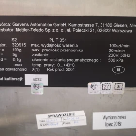 Industrial scale Garvens Metler Tolledo type S2 manufactured in 2001