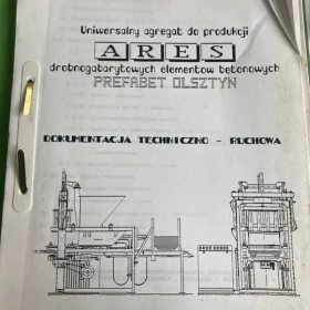 ARES aggregate for the production of small-sized concrete elements, manufactured by Prefabet Olsztyn