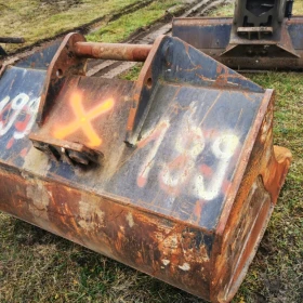 Used backhoe bucket, manufactured by BSG