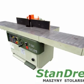 SCM T130 spindle moulder with long table top	