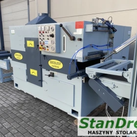 Socolest DAS 200 two-shaft multi-saw with feeding and receiving table