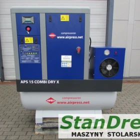 APS 15 Combi Dry X screw compressor 10 bar 15 HP/11 kW 1410 l/min 500 l