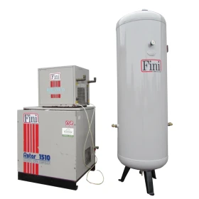 FINI Rotar 1510 screw compressor with 500 l dryer