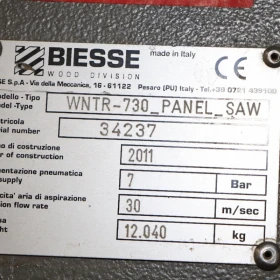 Used SELCO WNTR 730 Panel Saw