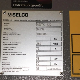 Used SELCO WNTR 730 Panel Saw