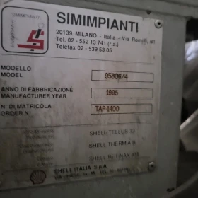 SIMIMPIANTI RAC B 84.14.75 1995